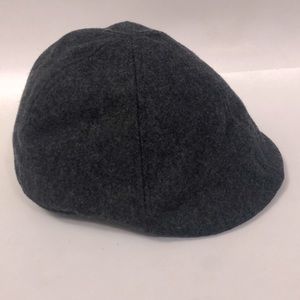 Grey newsboy M cabbie ivy cap Wool blend Excellent new by Black Brown 1826 Great